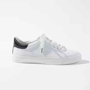 New in box. Leather White House Black Market White and Black sneakers. Sz 8.5